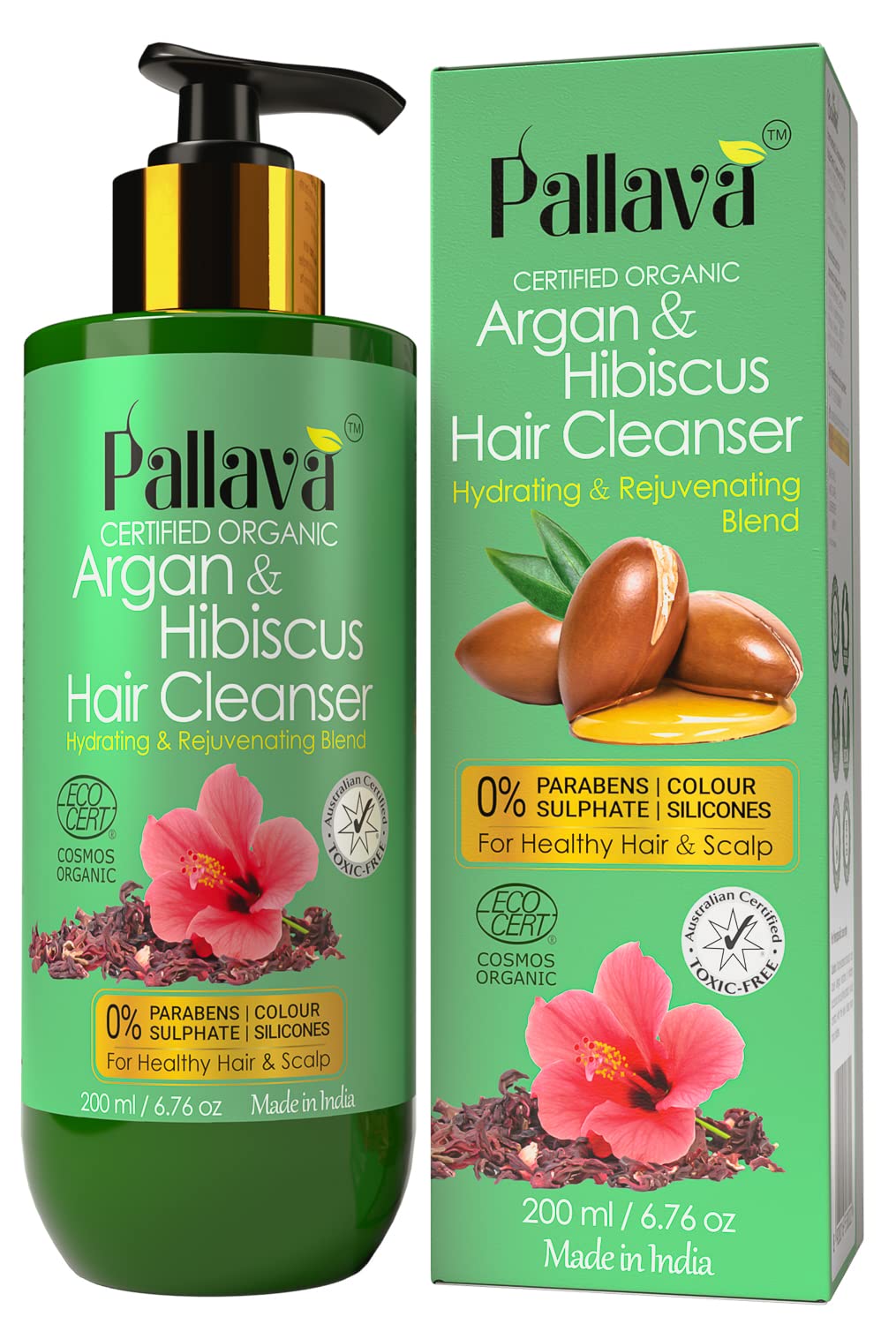 Pallava Organic Hair Fall Control Shampoo - 200 ML