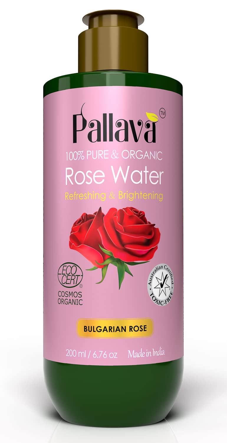 Pallava Organic Rose Water Toner - 200 ML