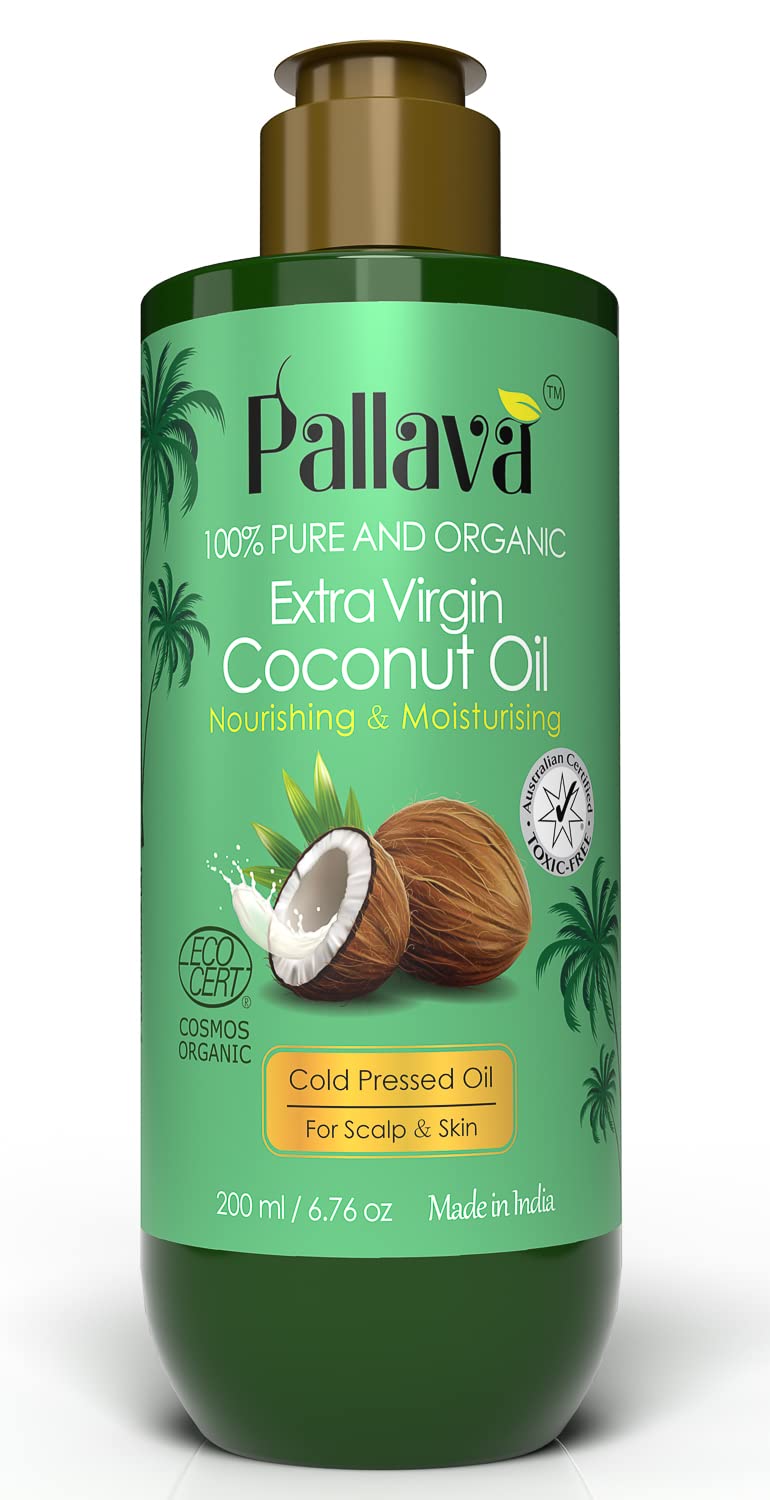 Pallava Organic Extra Virgin Coconut Oil - 200 ML