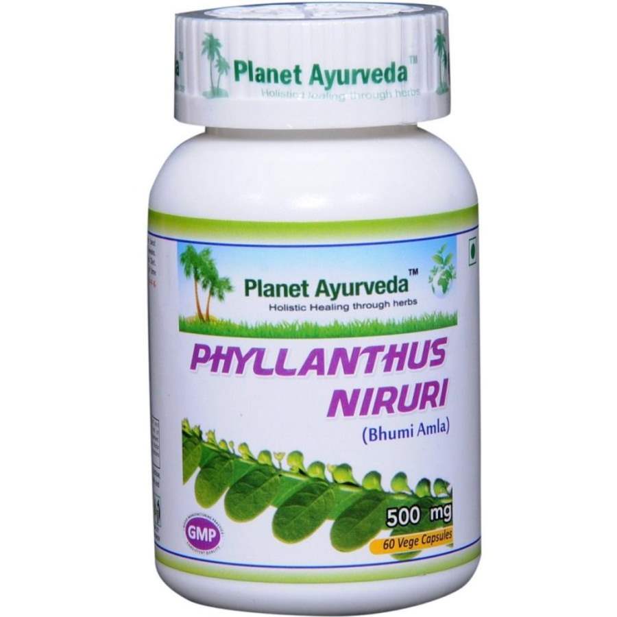 Planet Ayurveda Phyllanthus Niruri Capsules - 60 Caps