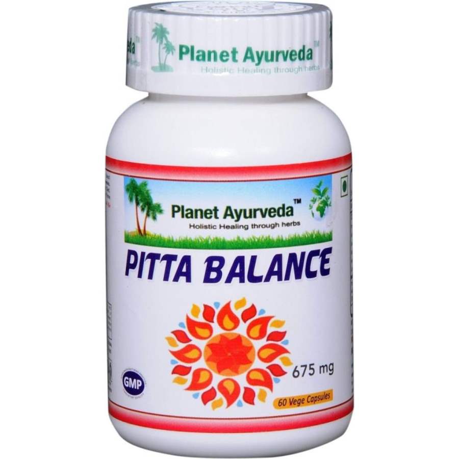 Planet Ayurveda Pitta Balance Capsules - 60 Caps