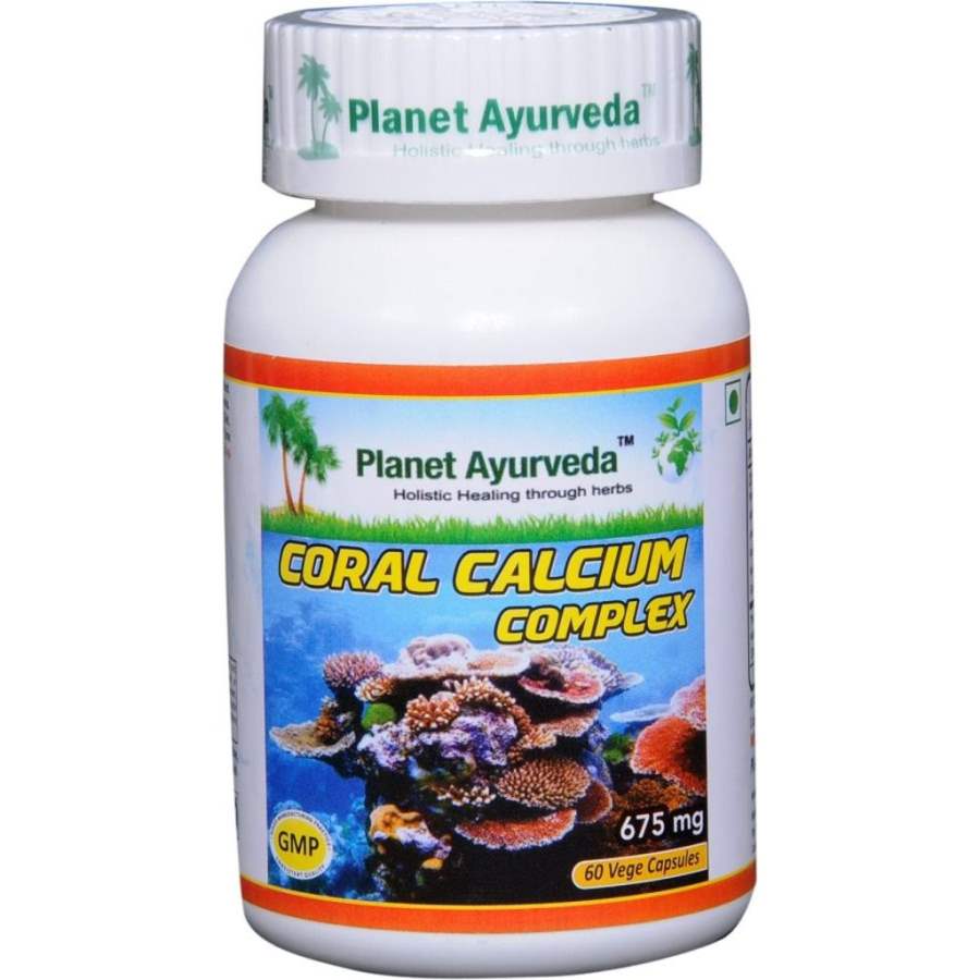 Planet Ayurveda Coral Calcium Complex - 60 Caps