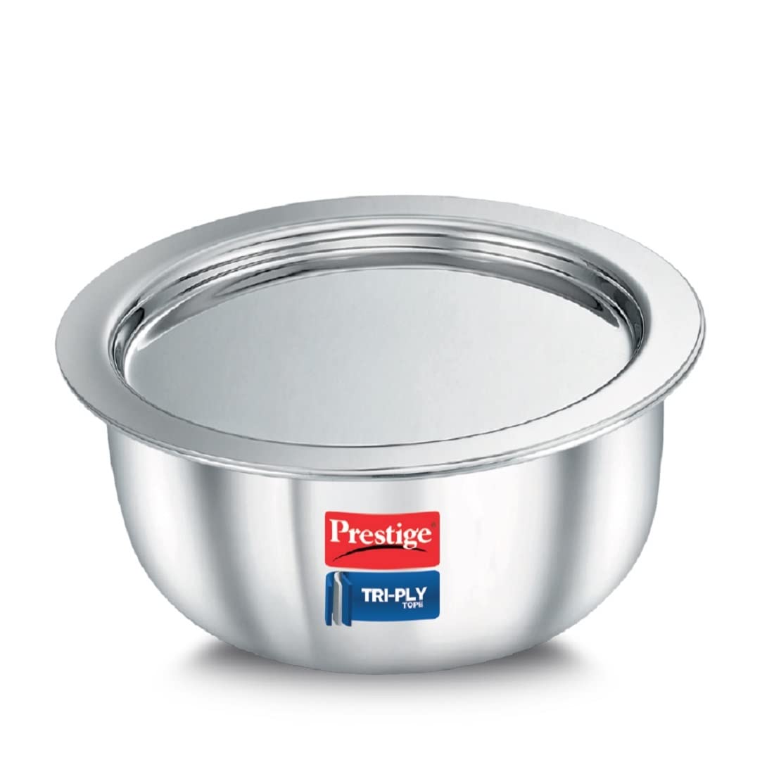 Prestige Aluminium Tri_Ply Tope Cookware with Lid - 12 CM