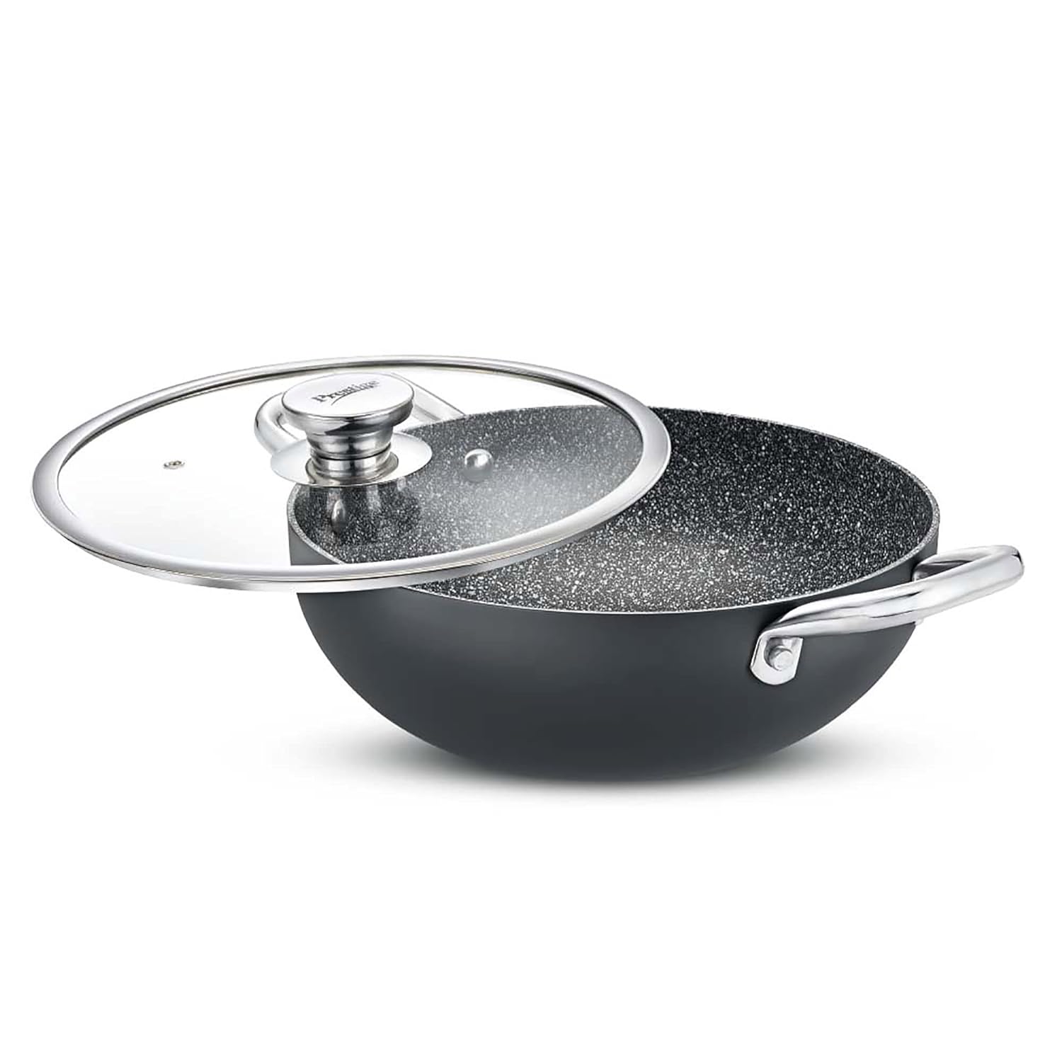 Prestige Durastone Cookware Deep Kadai - 24 CM