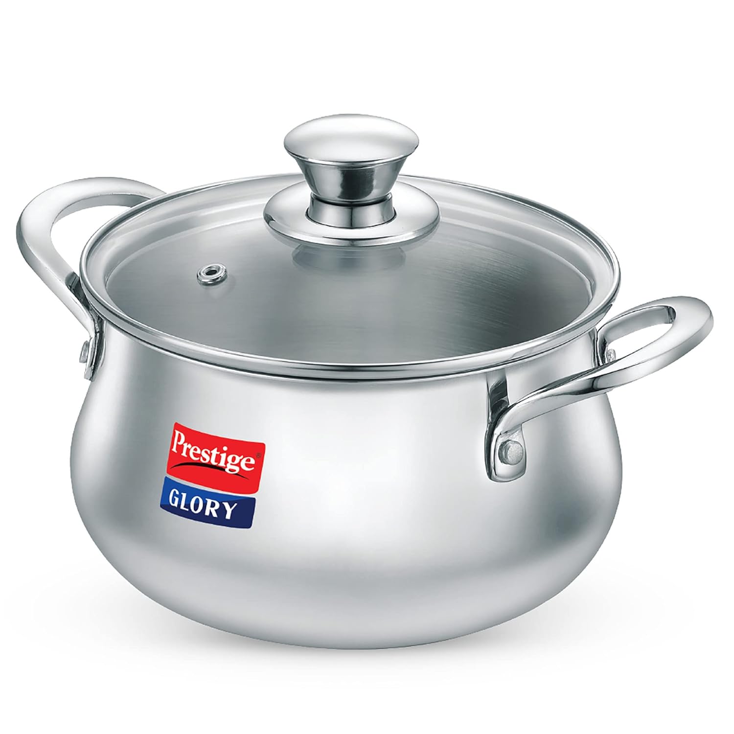 Prestige Glory Stainless Steel Handi With Glass Lid - 3 L