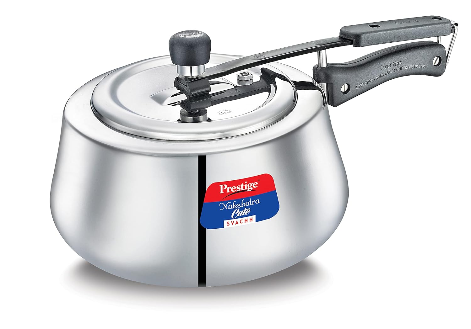 Prestige Nakshatra Cute Svachh Stainless Steel Inner Lid Pressure Cooker - 3 L