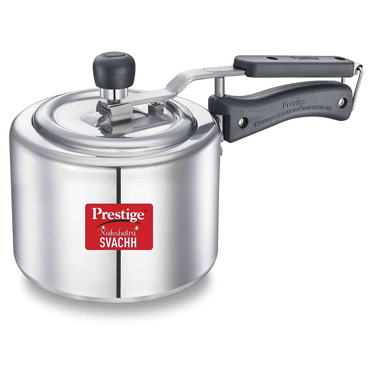 Prestige Nakshatra Plus Svachh Aluminium Inner Lid Pressure Cooker - 2 L