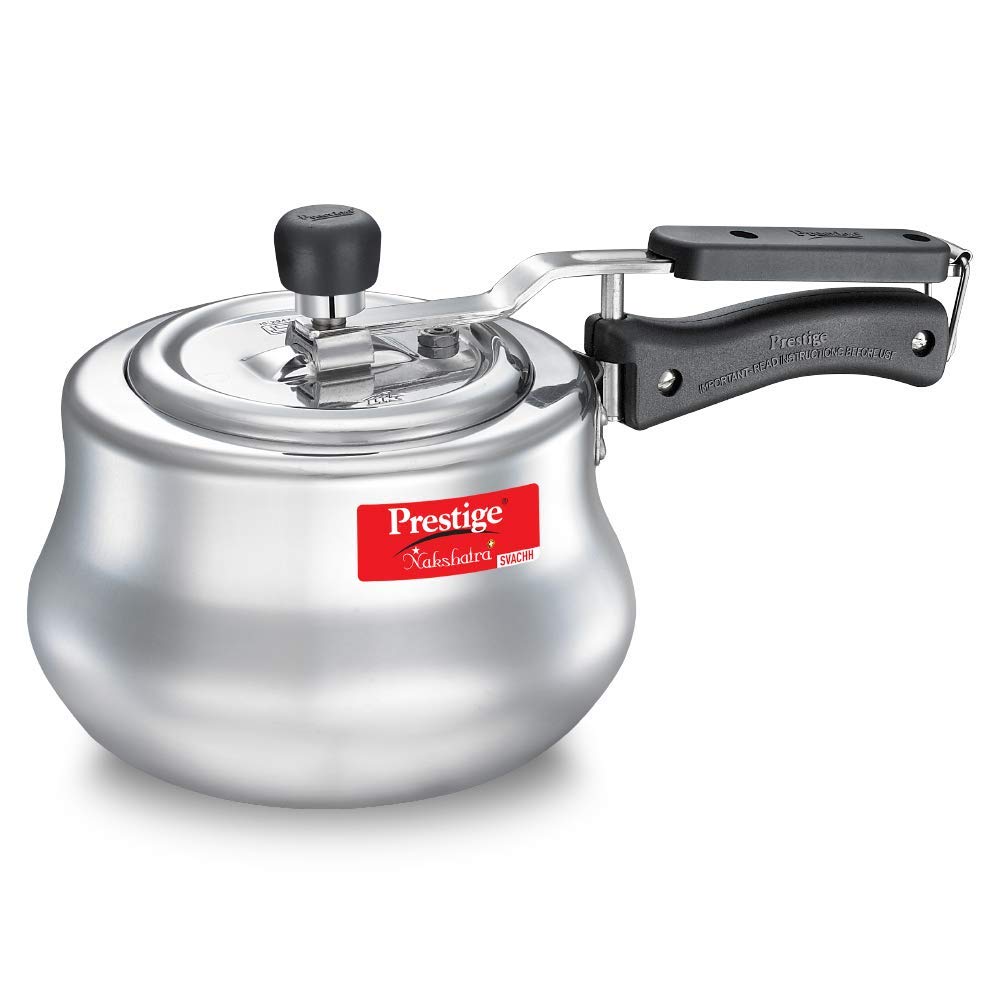 Prestige Nakshatra Plus Svachh Aluminium Inner lid Pressure Handi Silver - 2 L