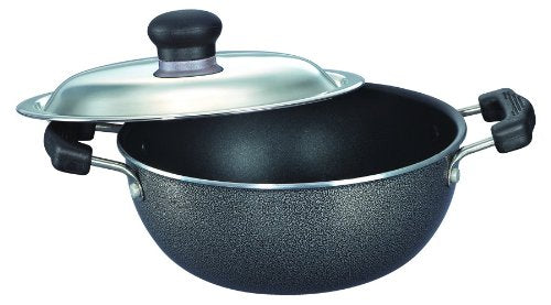 Prestige Omega Select Plus Nonstick Round Base Kadai With Lid - 17 CM