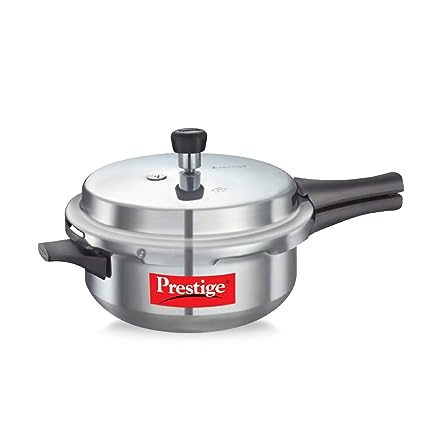 Prestige Popular Aluminium Pressure Cooker Junior Deep Pan - 4 L