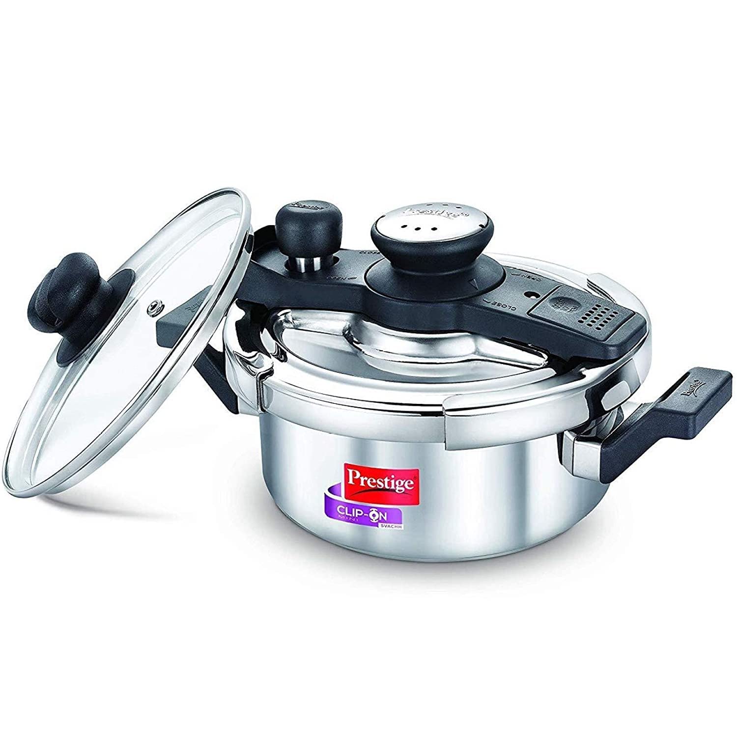 Prestige Prestige Clip_On Mini Svachh Pressure Cooker Stainless Steel - 2 L