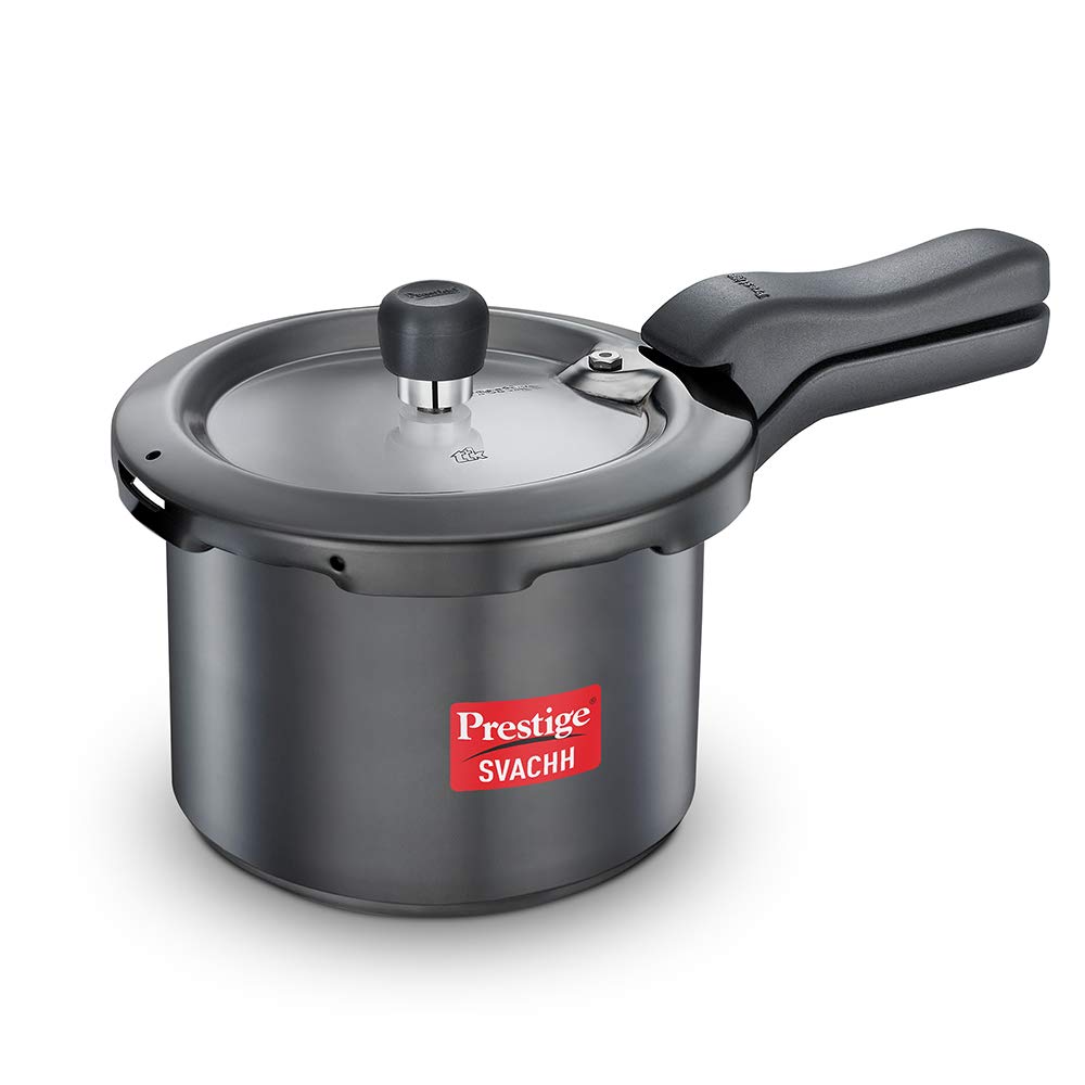 Prestige Svachh Hard Anodised Outer Lid Pressure Cooker - 3 L