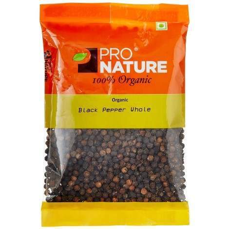 Pro nature Black Pepper Whole - 100 GM