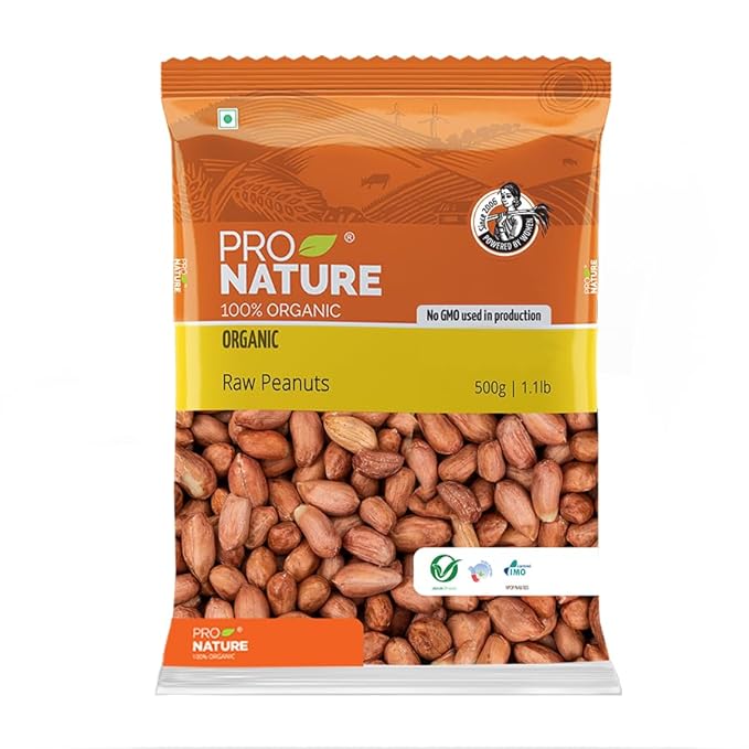 Pro nature Raw Peanuts - 500 GM