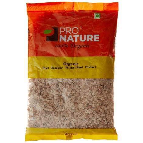 Pro nature Red Beaten Rice Red Poha - 500 GM