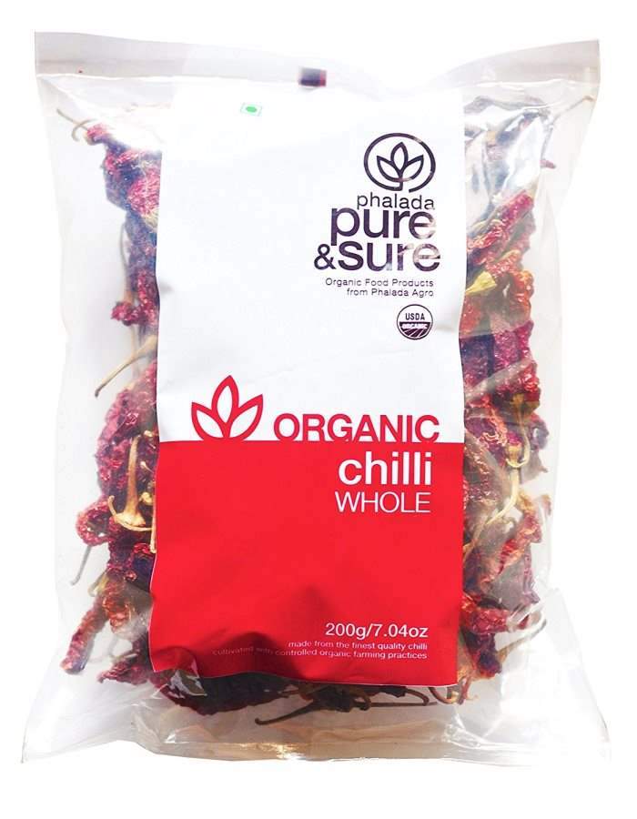 Pure & Sure Chili Whole - 200 GM