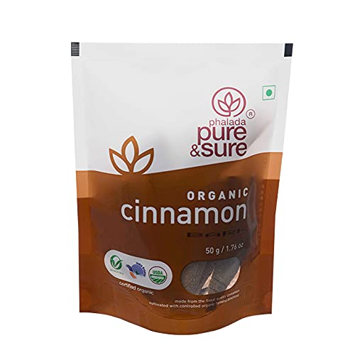 Pure & Sure Organic Cinnamon Bark - 50 GM