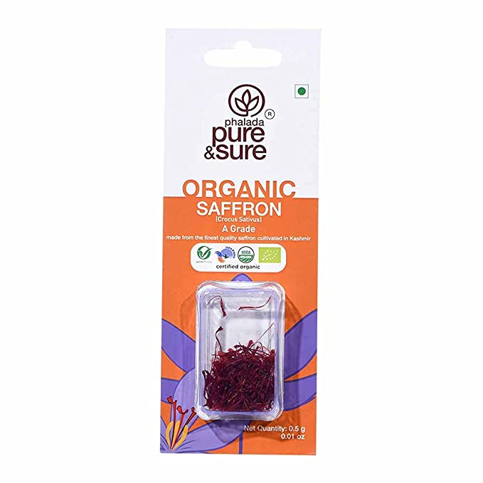 Pure & Sure Organic Saffron - 0.5 GM