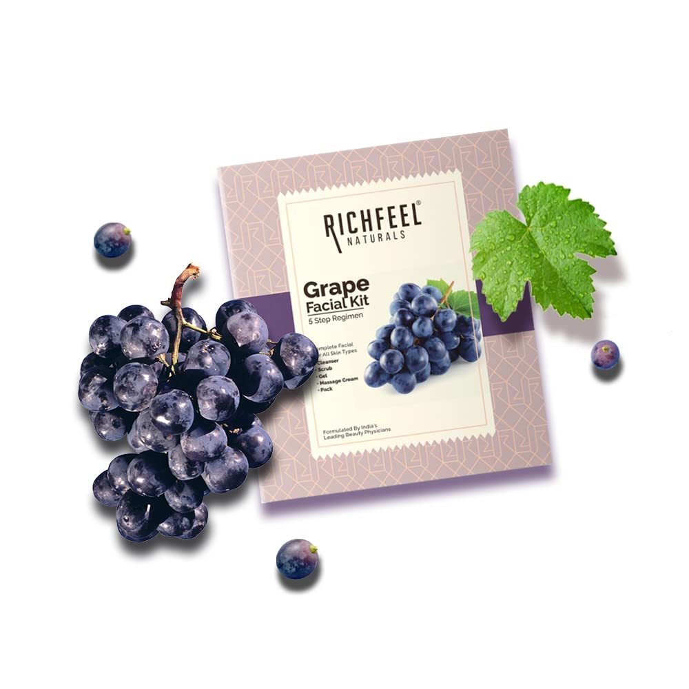 RichFeel Grape Facial Kit - 30 gm