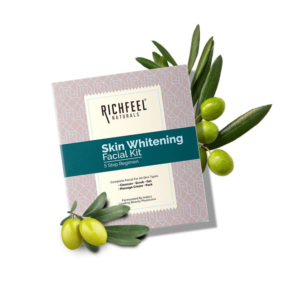 RichFeel Skin Whitening Facial Kit - 30 GM (5 * 6 GM)