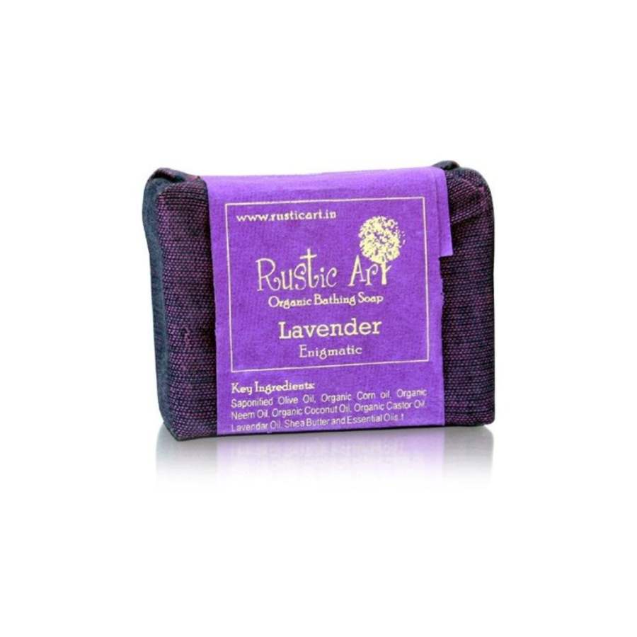 Rustic Art Lavendar Soap - 100 GM