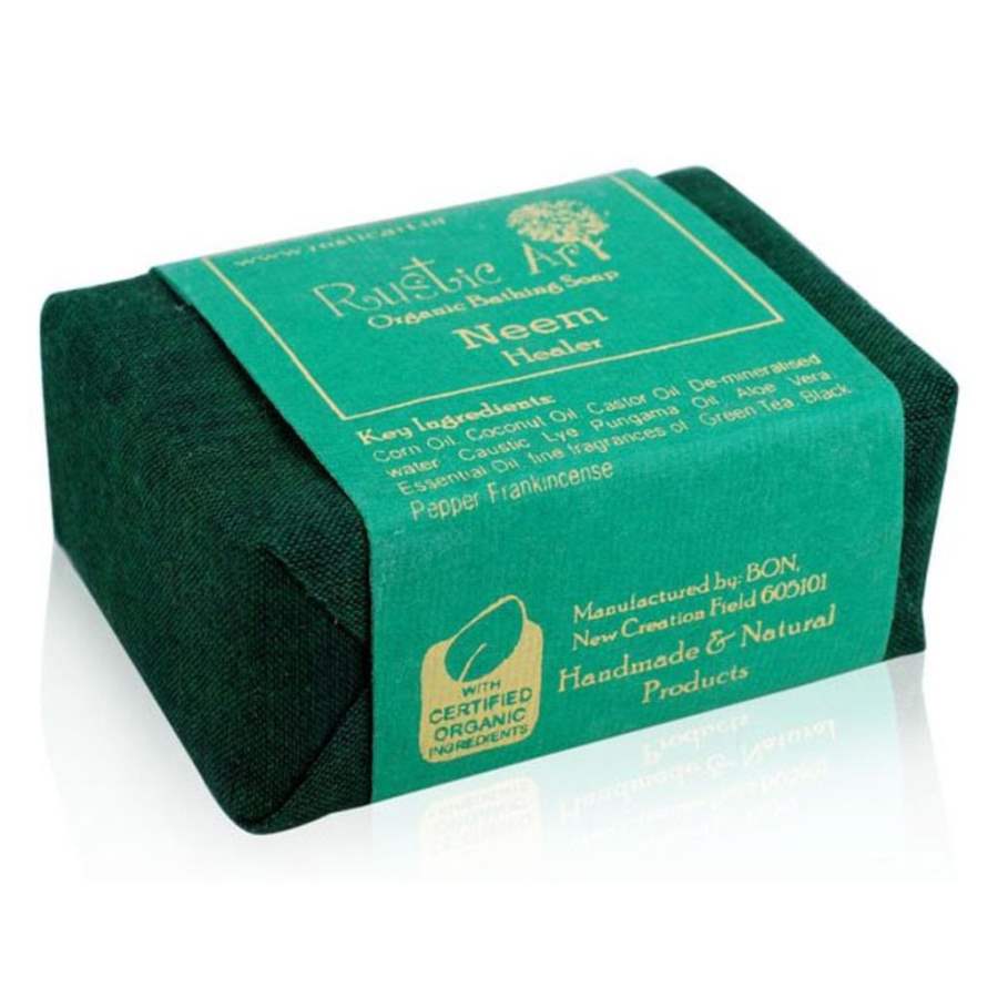 Rustic Art Neem Soap - 100 GM