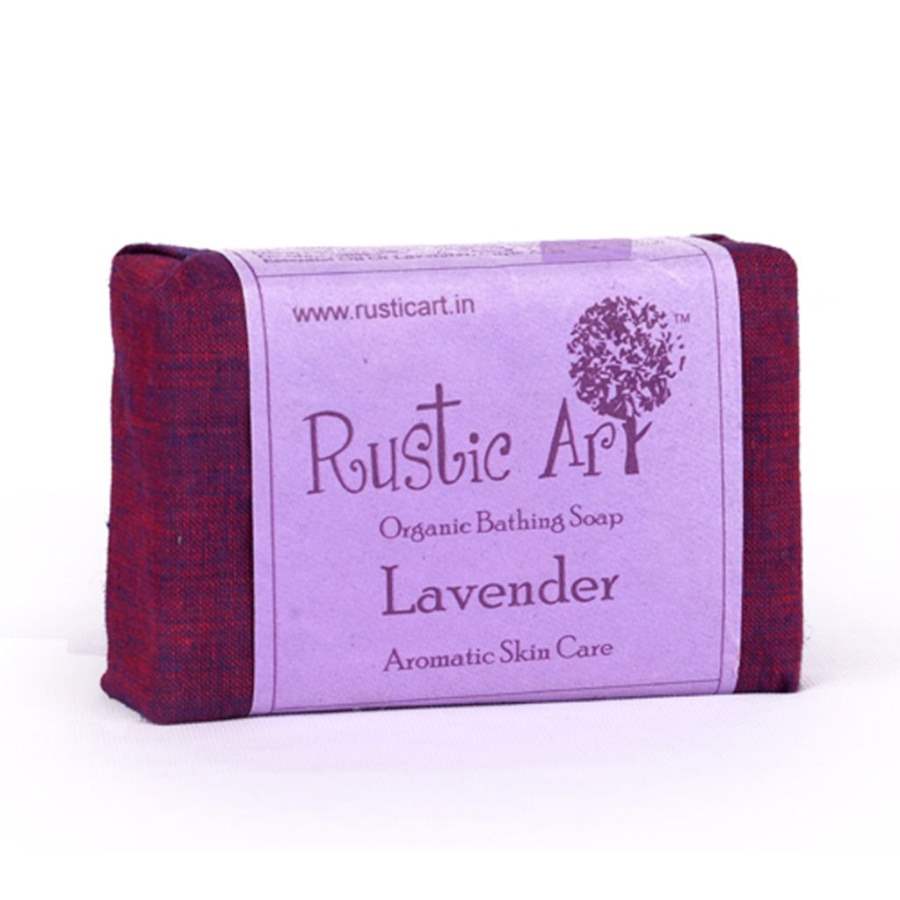 Rustic Art Lavender Soap - 100 GM