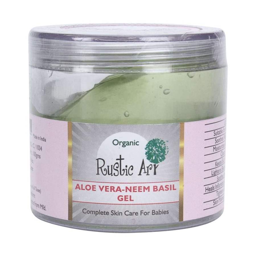 Rustic Art Neem And Basil Skin Gel - 100 GM