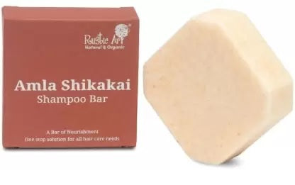 Rustic Art Amla Shikakai Shampoo Bar - 75 GM