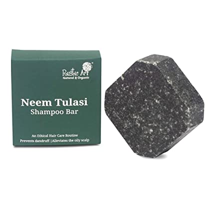 Rustic Art Neem Tulsi Shampoo Bar - 75 GM