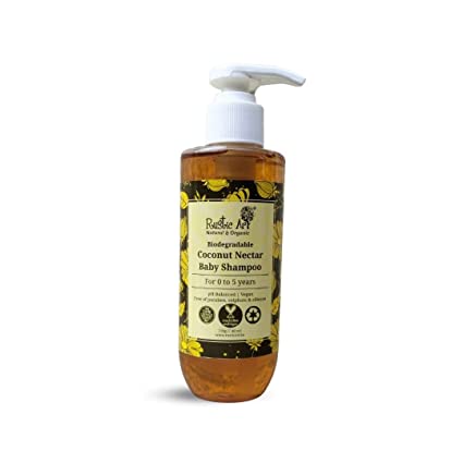 Rustic Art Coconut Nectar Baby Natural Shampoo - 210 GM