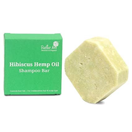 Rustic Art Hibiscus HempOil Shampoo Bar - 75 GM