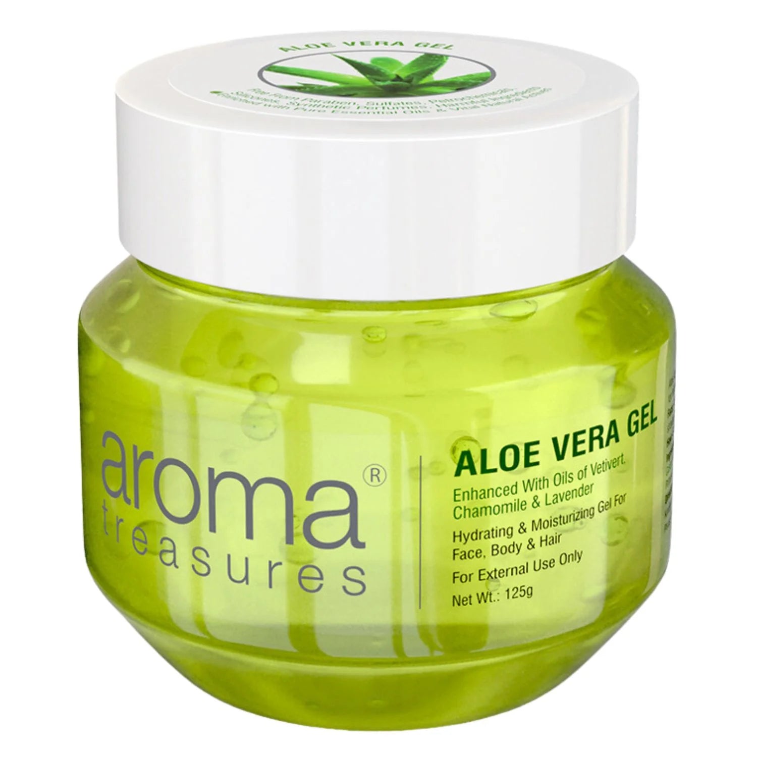 Aroma Treasures Aloe Vera Gel - 125 GM