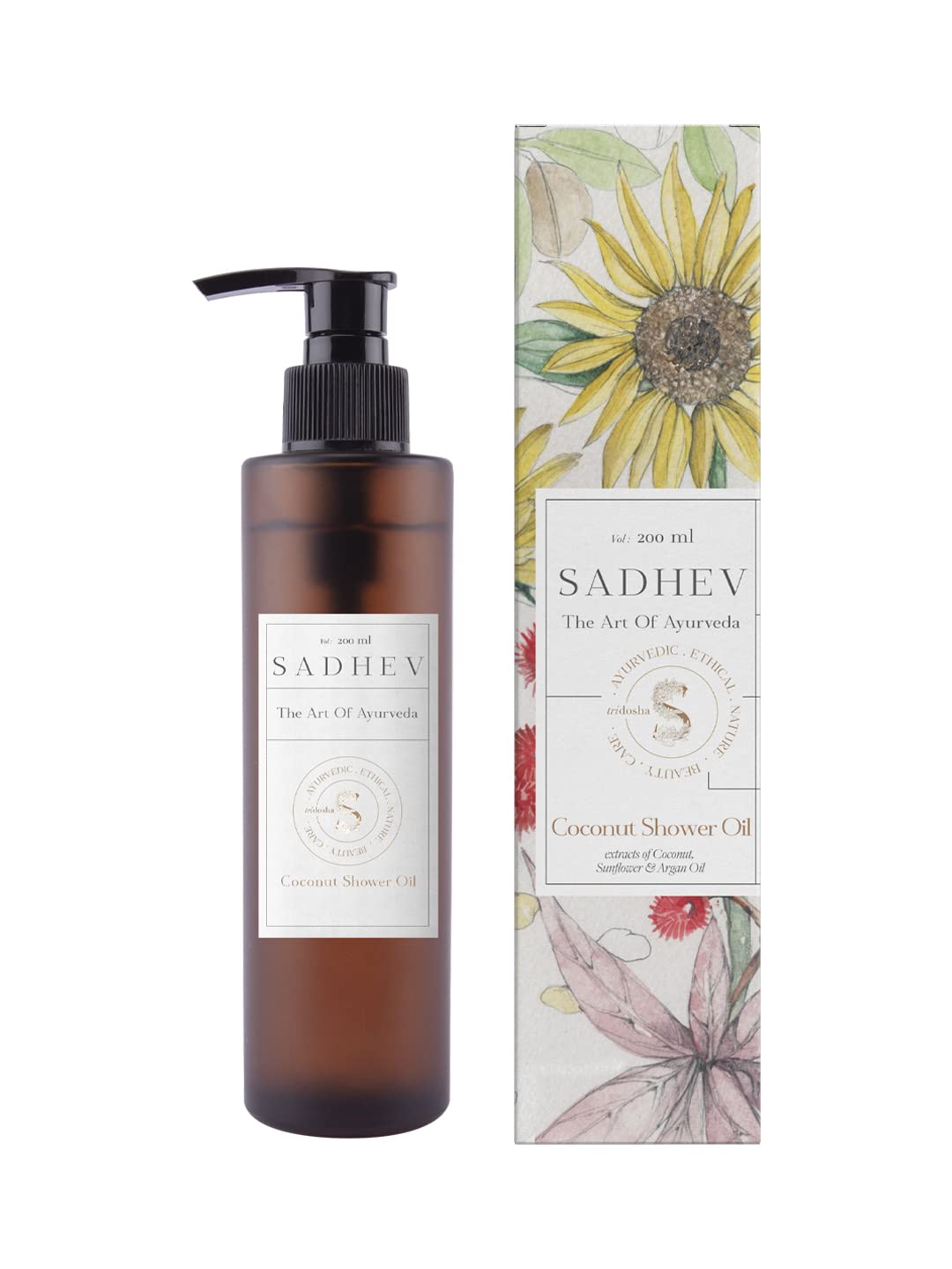 Sadhev Coconut Shower Oil - 200 ML