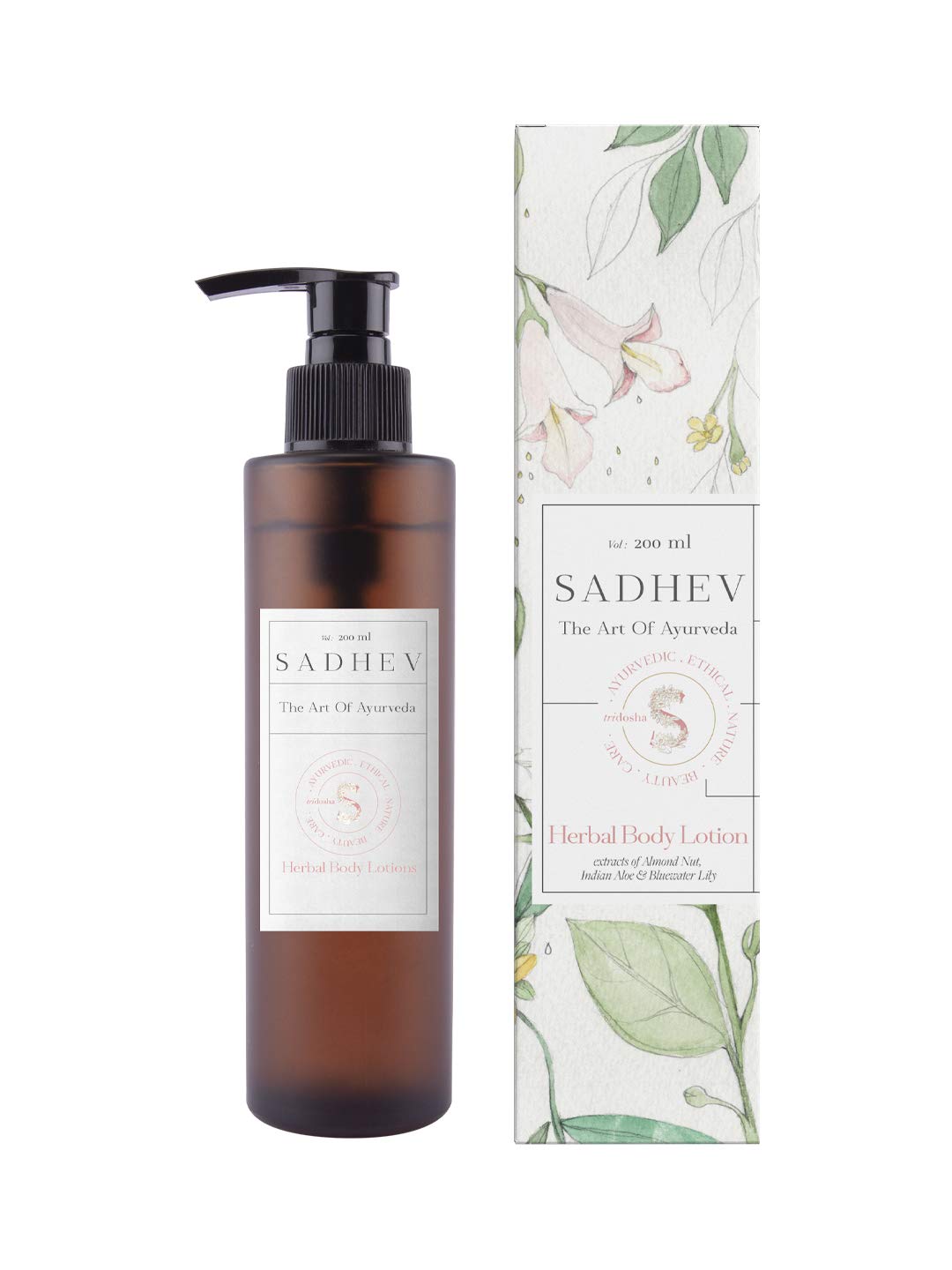 Sadhev Herbal Body Lotion Almond & Aloe - 150 ML