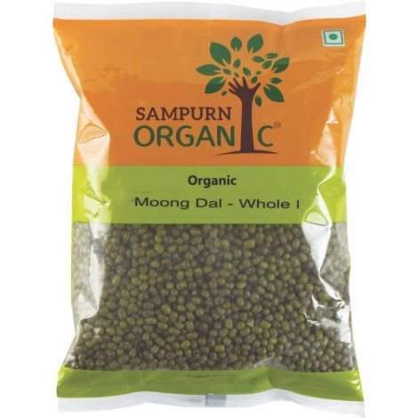 Sampurn Moong Whole Green Moong - 500 GM