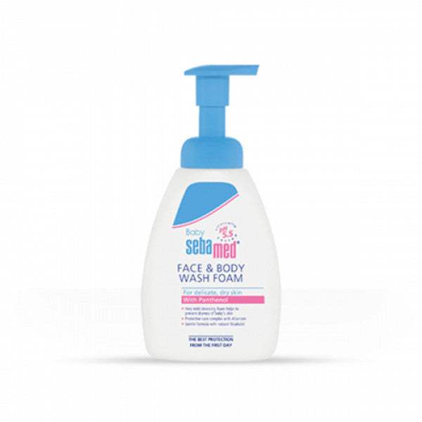 sebamed Baby Face & Body Wash Foam - 400 ML