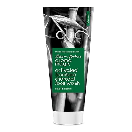 Aroma Magic Activated Bamboo Charcoal Face Wash - 100 ML