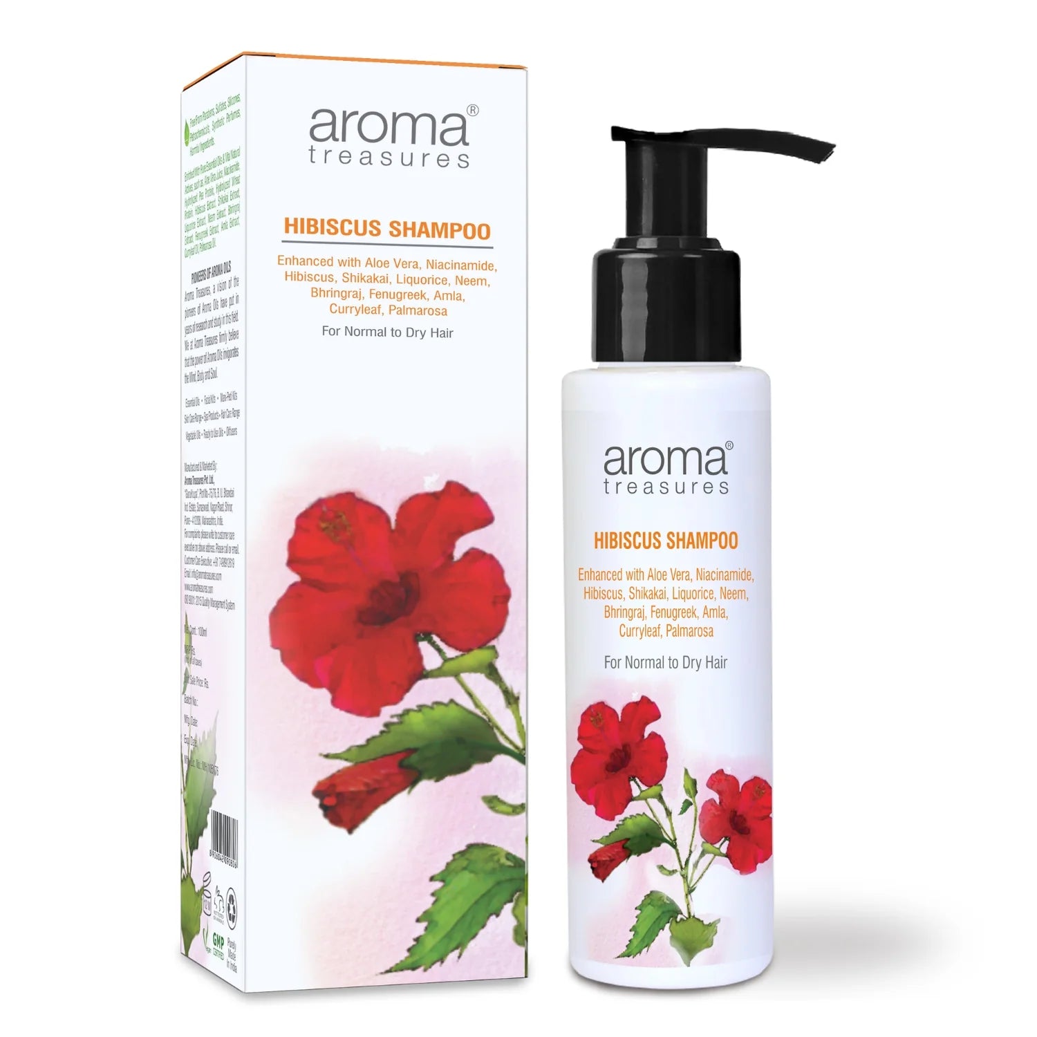 Aroma Treasures Hibiscus Shampoo - 100 ML