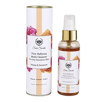 Seer Secrets Natural Honey & Geranium Face Cleanser - 100 ML