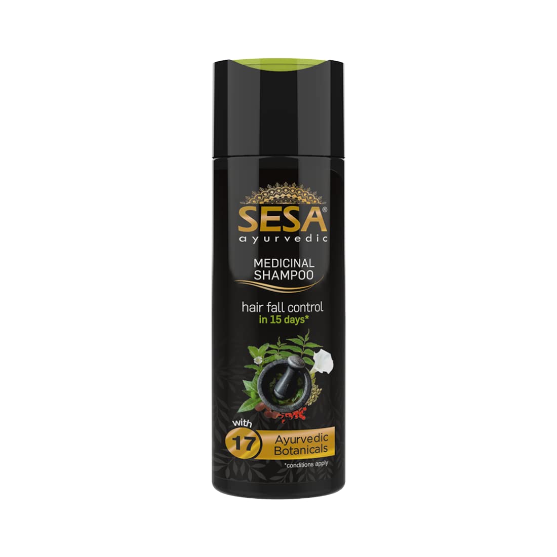 Sesa Herbals Medicinal Shampoo for Hair Fall Control and Hair Growth - 200 ML