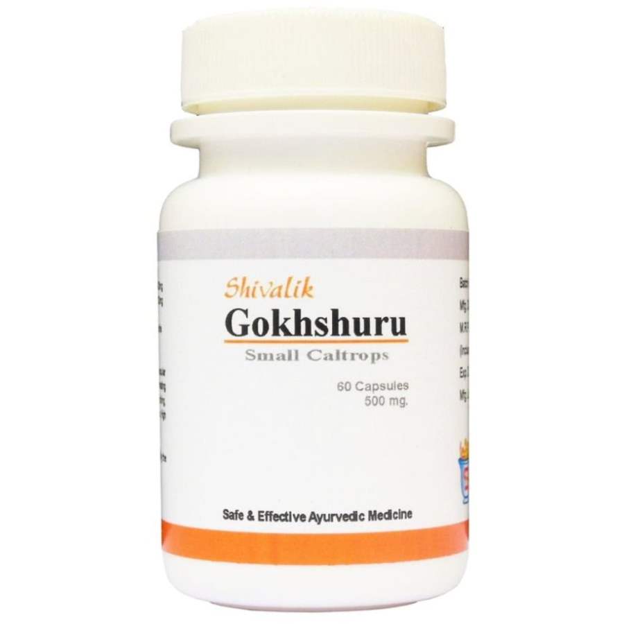 Shivalik Herbals Gokhshuru Capsules - 120 Caps (2 * 60 Caps)