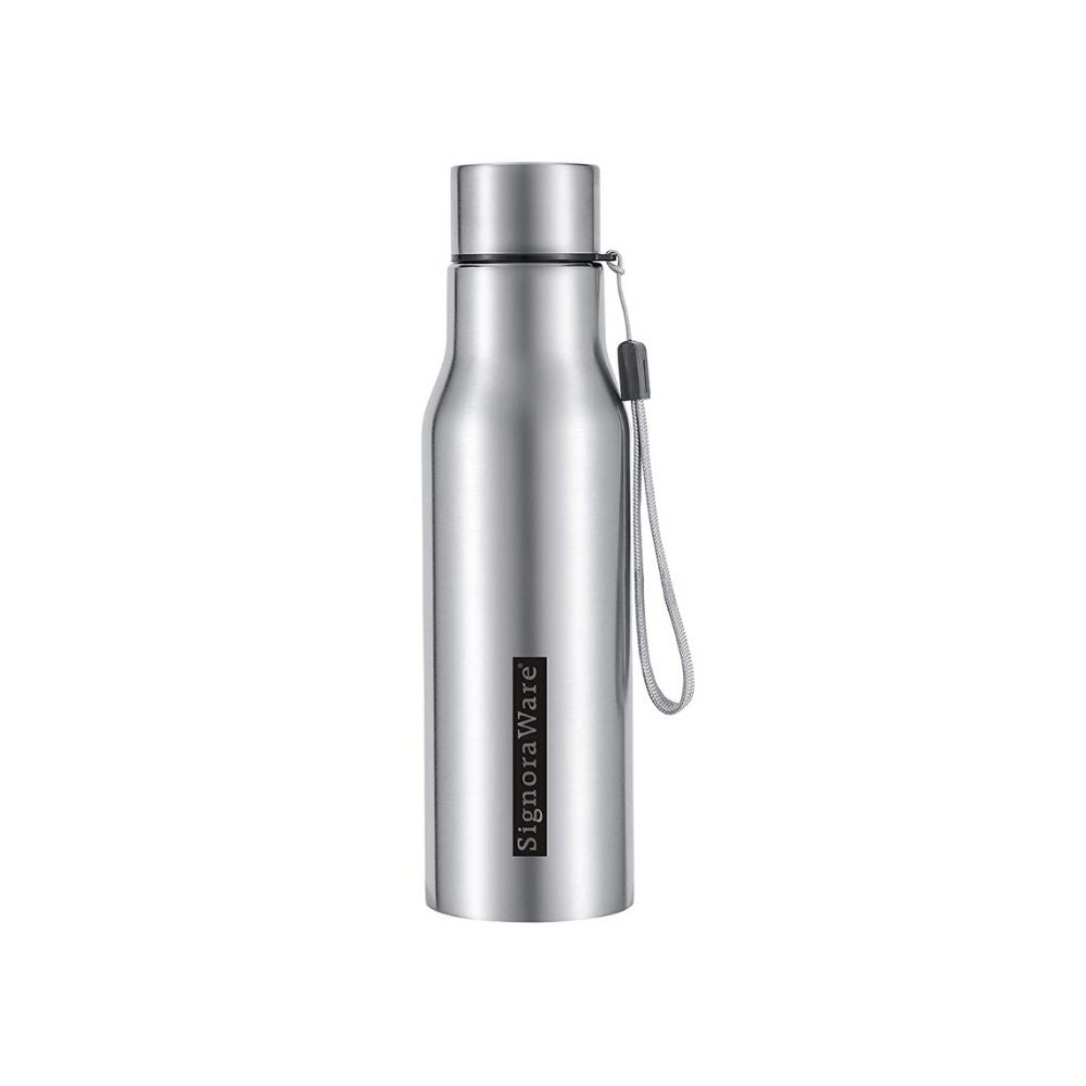 Signoraware Blaze Single Walled Steel Water Bottle - 500 ML