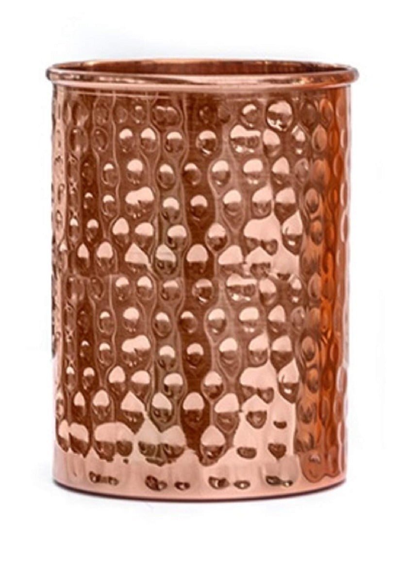 Signoraware Copper Glass Hammered - 275 ML