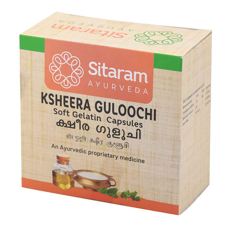 Sitaram Ayurveda Ksheera Guloochi Capsules - 100 Caps