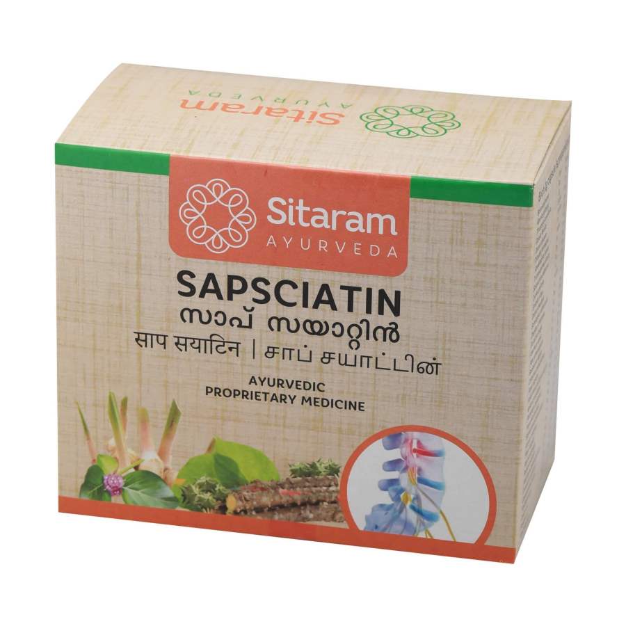 Sitaram Ayurveda Sapsciatin Capsules - 100 Caps