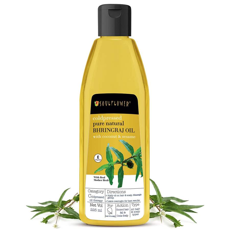 Soulflower Bhringraj Hair Oil - 225 ML