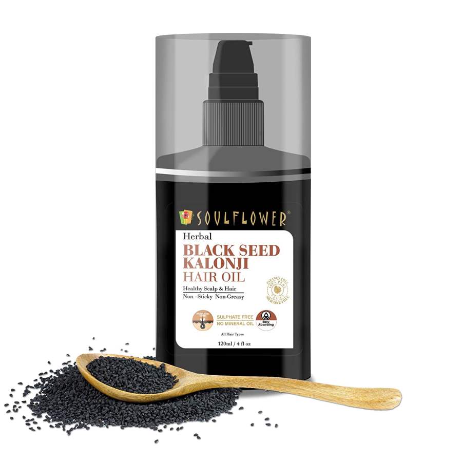 Soulflower Black Seed Kalonji Oil - 120 ML