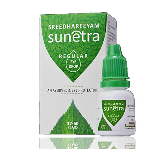 Sreedhareeyam Sunetra Regular Herbal Eyedrops - 10 ML