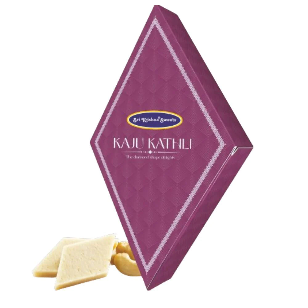 Sri Krishna Sweets Kaju Kathli - 340 GM